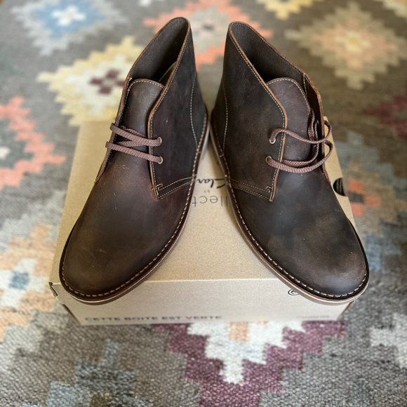 Men's Bushacre 2 Chukka Boots in Beeswax leather from Clark's - Picture 9 of 11